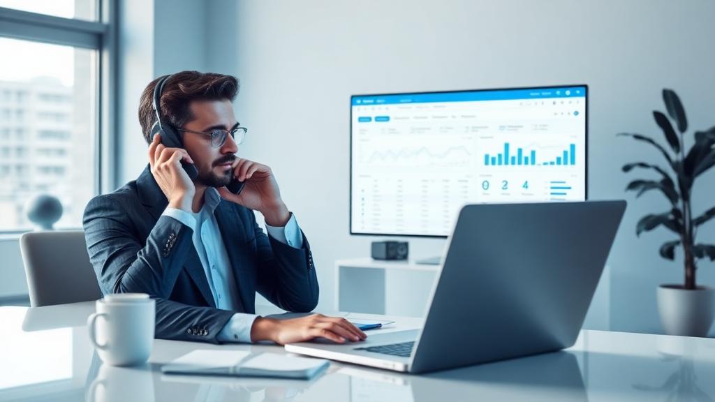 Équipe commerciale B2B équipée de solutions dopées à l'IA